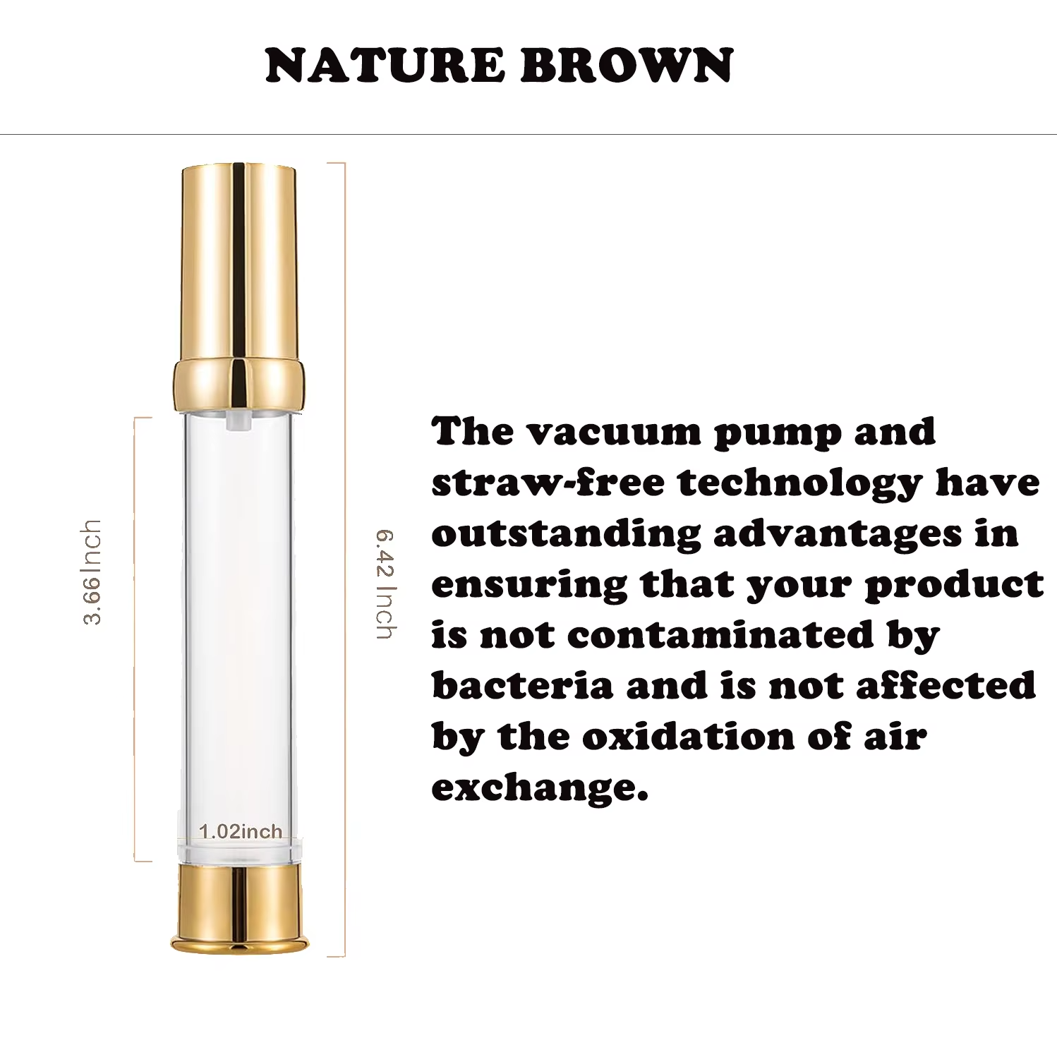 VIGOR - Wholesale Travel Container - Vacuum Bottles for Liquids Refillable Empty Cosmetic Pump8