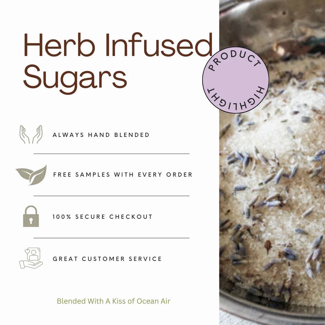 Beach House Teas - Wholesale Suiker - Ambachtelijke culinaire suiker met rozenblaadjes2