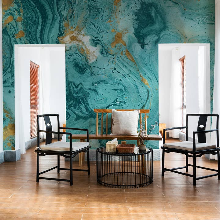 Turquoise Marble for wholesale by Lé Papiers de Ninon