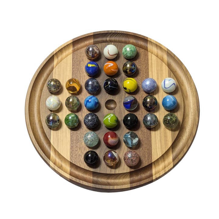 Marble Board Games - Wholesale Board Game - 11" Marble Solitaire1