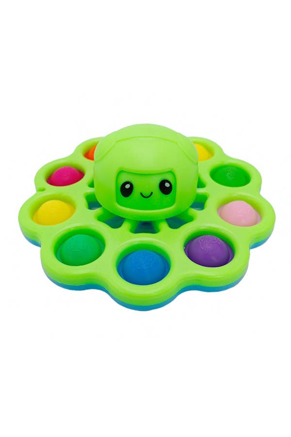 Cap Zone - Venta al por mayor Pelota antiestrés - Niños - Fidget Spinner pulpo con luz LED3