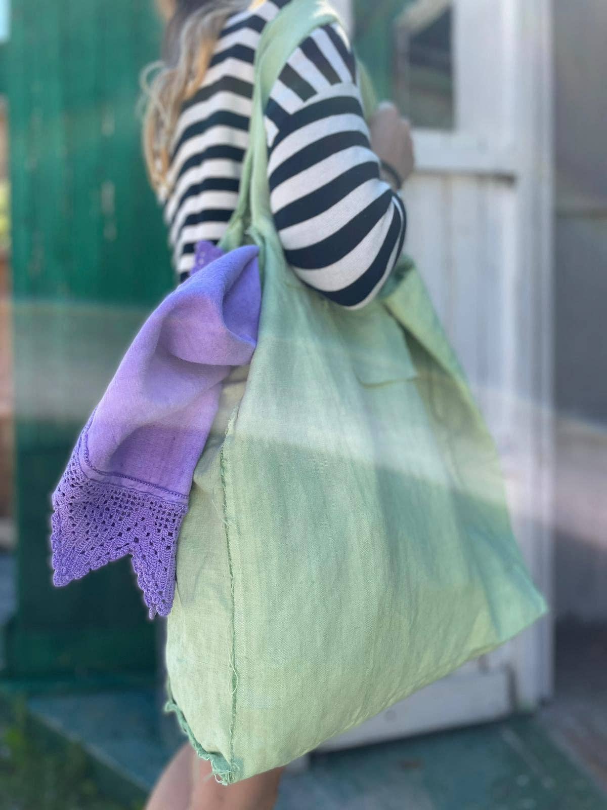 Heyfoo - Wholesale Tote Bag - Women's - Bag in canvas dyed in Italy4