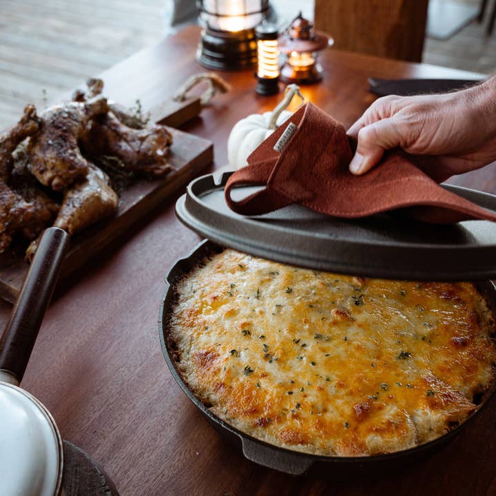 Barebones - Wholesale Oven Mitt/Pot Holder - Suede Leather Hot Pads5