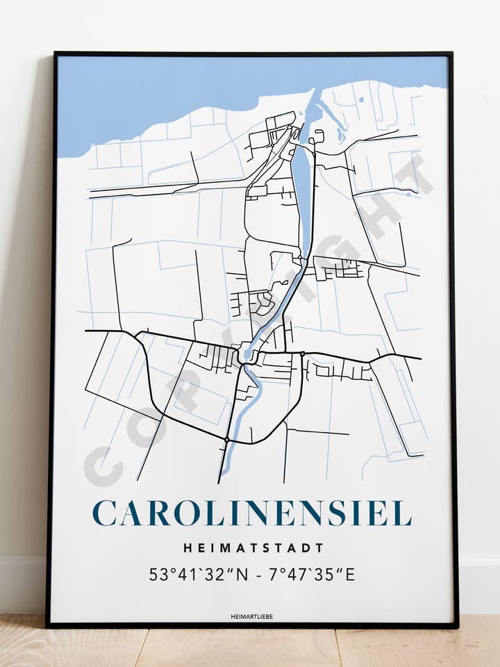 IMPRIMIR - MAPA CAROLINENSIEL por atacado de HEIMARTLIEBE®