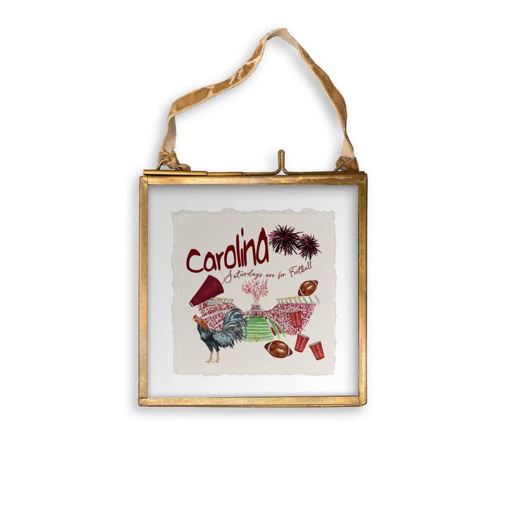 French Graffiti - Wholesale Tea Towel - South Carolina Football Pattern12