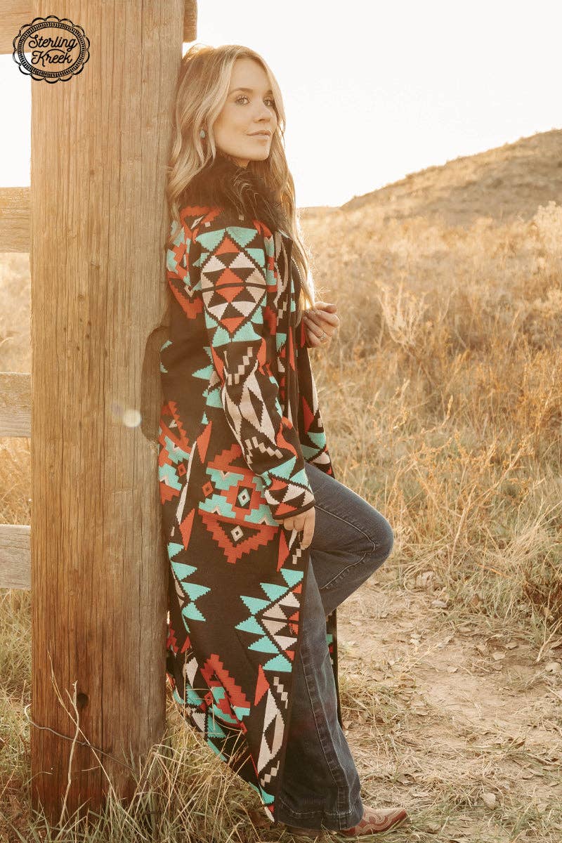 Sterling Kreek – Cardigan - Mulher por atacado – ESCOADOR DE MALHA AZTECA6