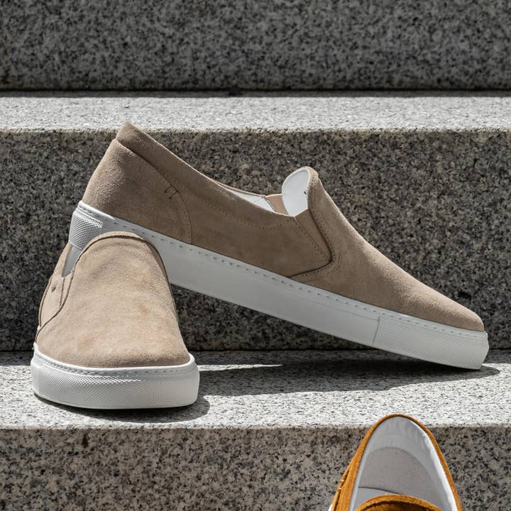 rational studio - Wholesale Slip On Sneakers - Men's - Luxury-grade Suede Slip-on Made in Italy9