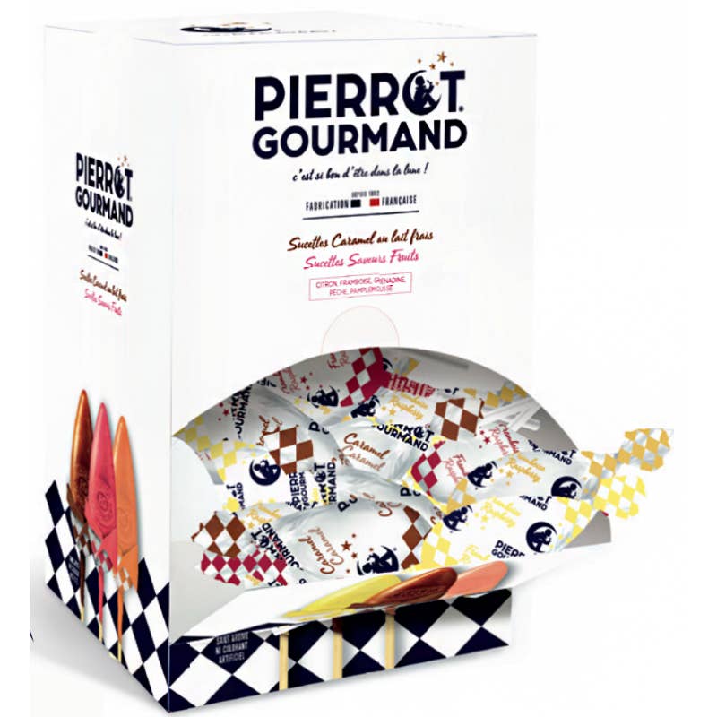 Buste Pierrot Gourmand + 40 sucettes - Génération Souvenirs