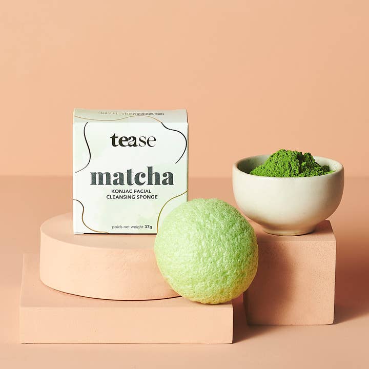 Tease | Wellness Tea Blends + Accessories - Wholesale Facial Cleanser - Konjac Facial Sponge, Biodegradable Facial Sponge0