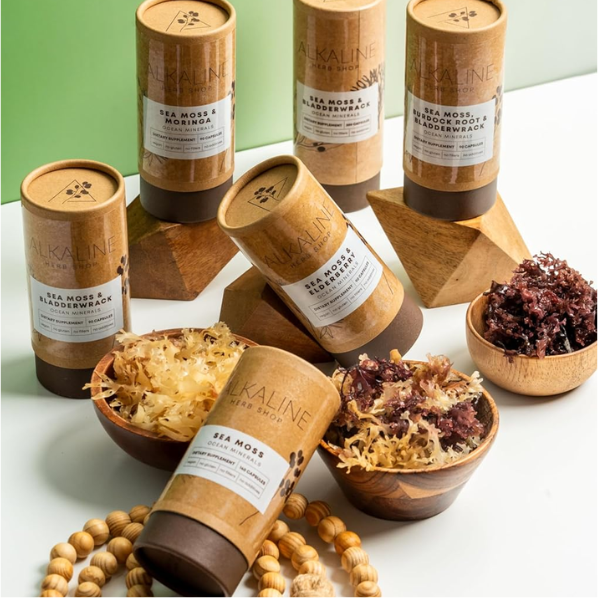 AlchePharma Naturals - Wholesale Oral Supplement/Vitamin - Alkaline Herb Shop Sea Moss & Bladderwrack Supplements 6