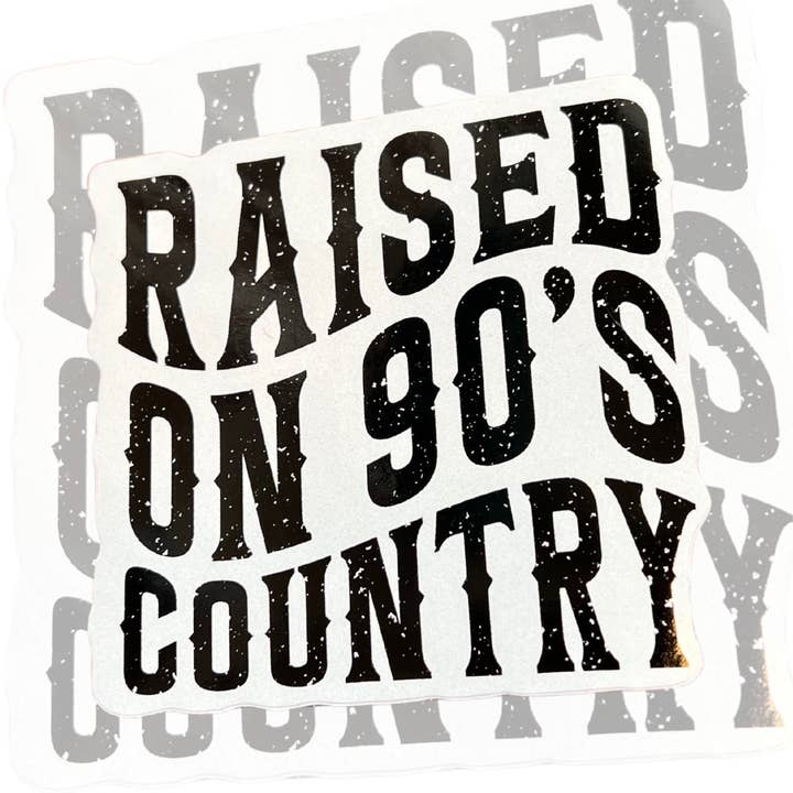Pegatina Criado en el Country de los 90 para venta al por mayor de Simply Midwest
