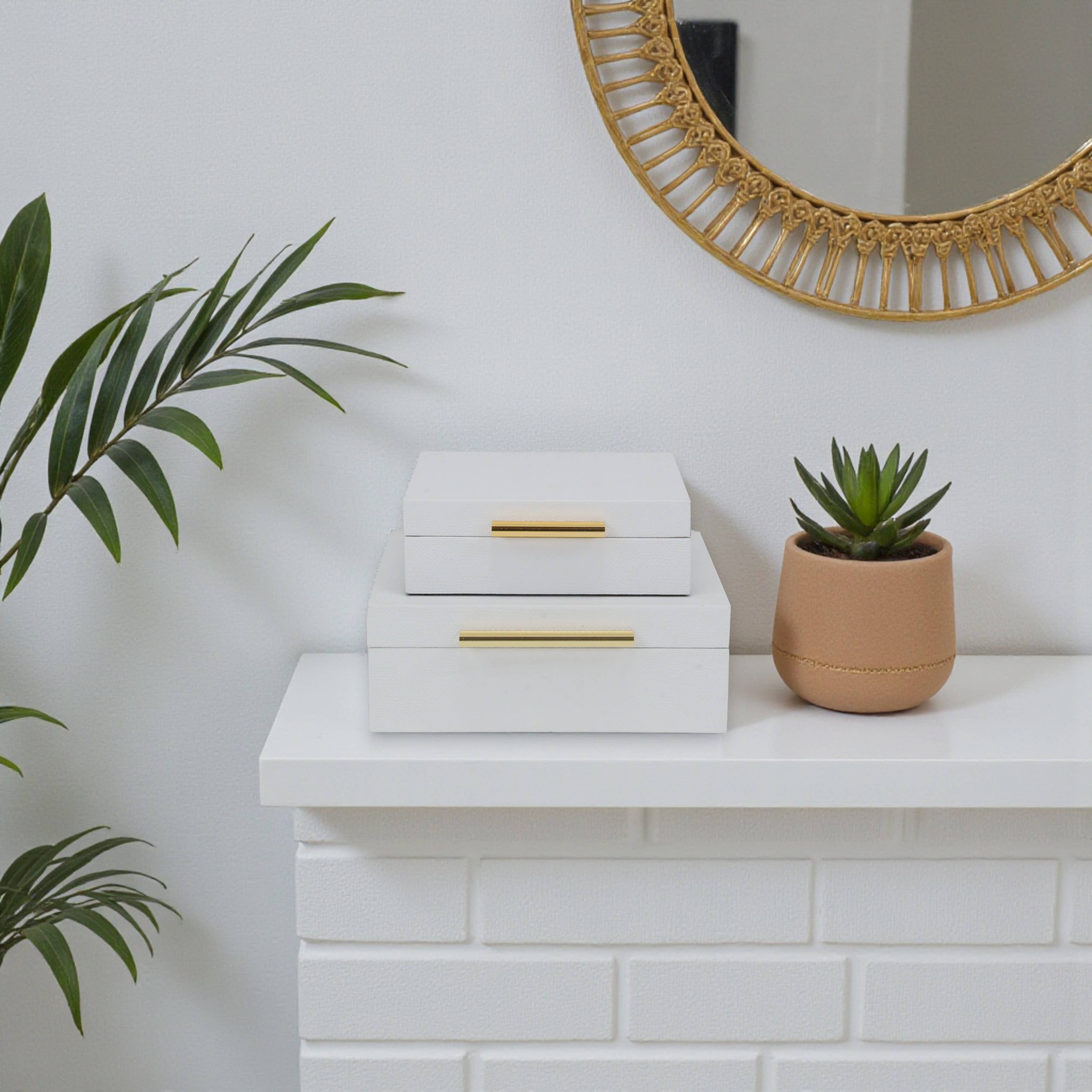 Cheungs Home Decor - Wholesale Decorative Box - Lusan Square Decorative Box Set85