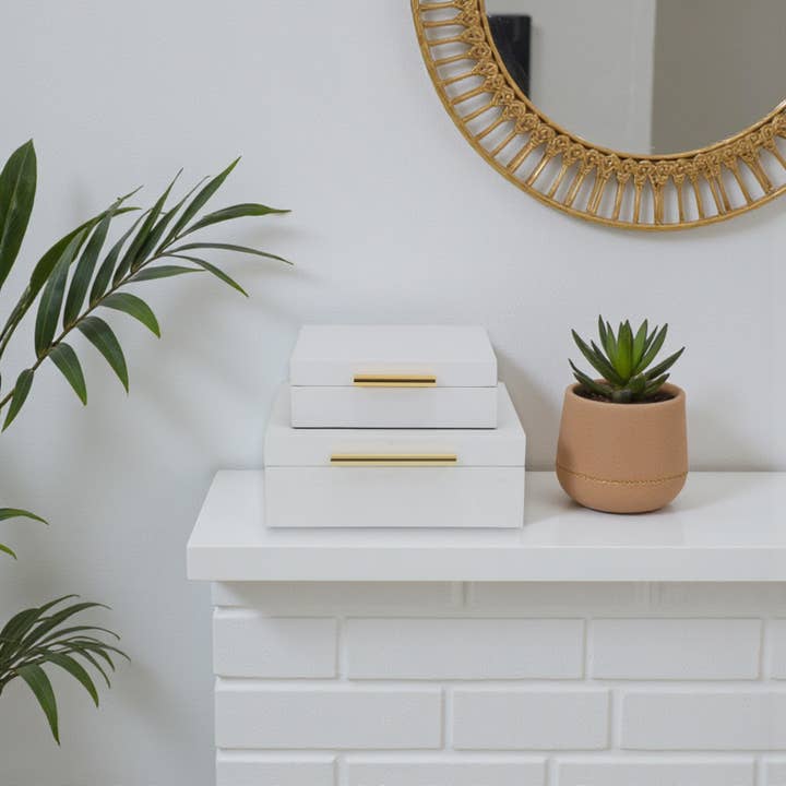 Cheungs Home Decor - Wholesale Decorative Box - Lusan Square Decorative Box Set85