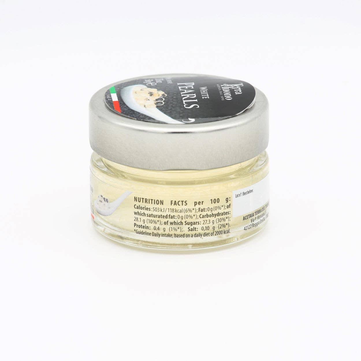 Acetaia Terra del Tuono Soc. Agr. SRL - Vendita all'ingrosso Aceto - Perle al Condimento Balsamico Bianco- 50 g3