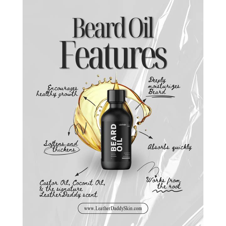 LeatherDaddy Skin Co. - Wholesale Beard Styling Product - LeatherDaddy Beard Oil1