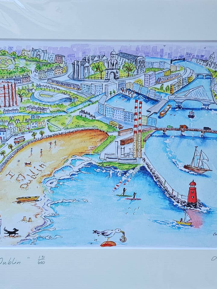 "Yo 💗 Dublín" para venta al por mayor de Lani Gregory - Art