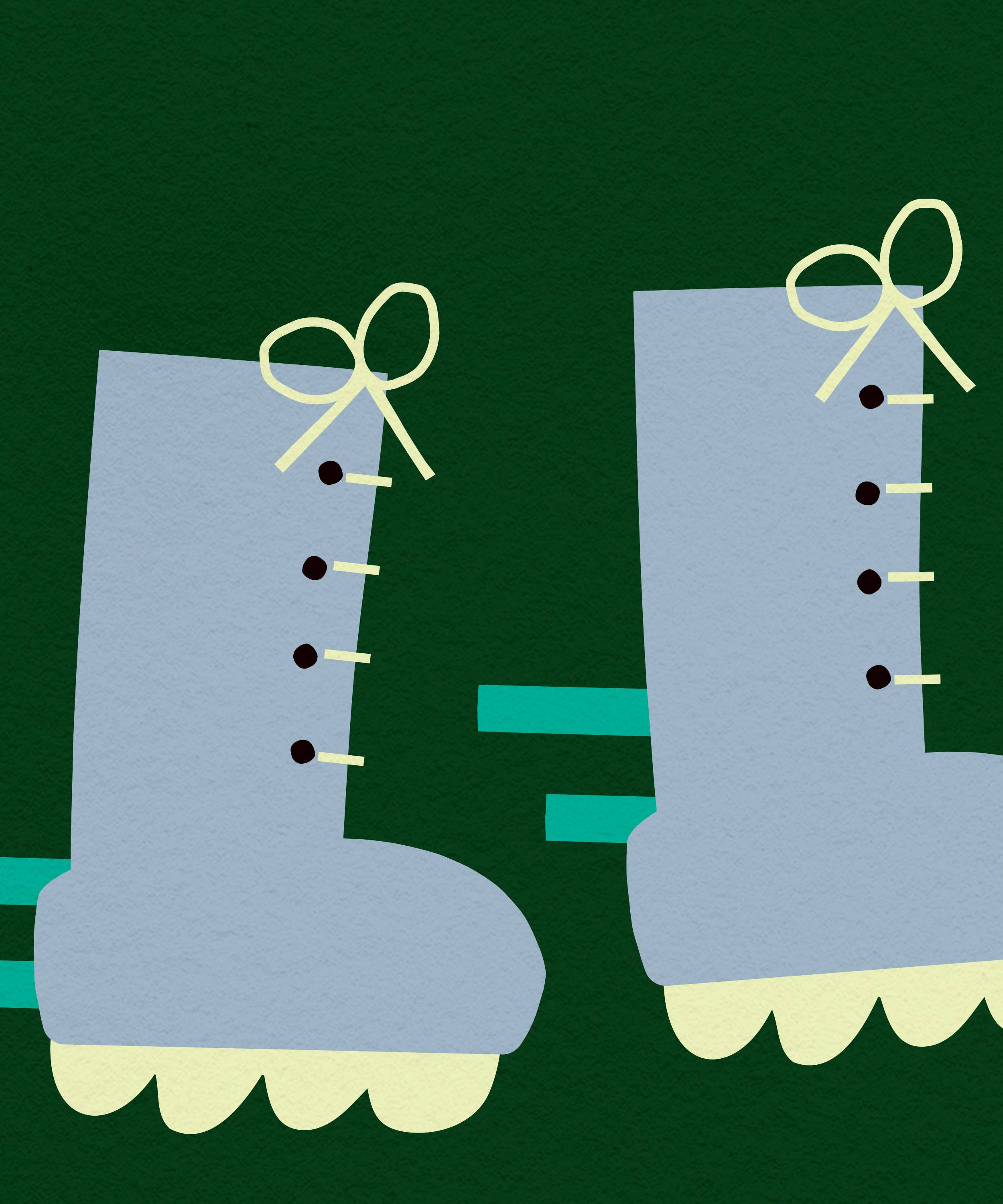 Surprise Radish - Wholesale Art Print - Ice Skates Art Print2