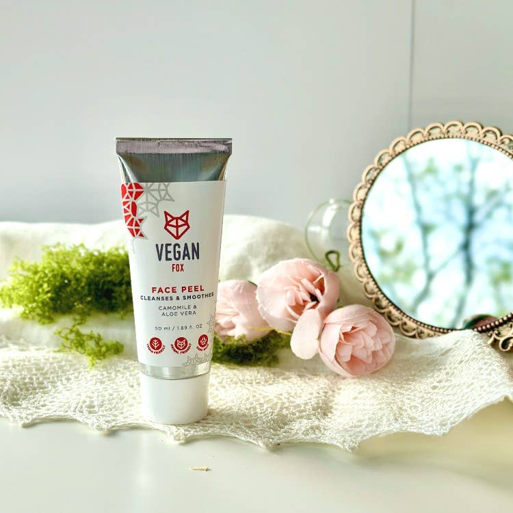 VEGAN FOX Cosmetics| Amber cosmetics Ltd - Vente Masque exfoliant pour le visage - Peeling visage nettoyant et lissant