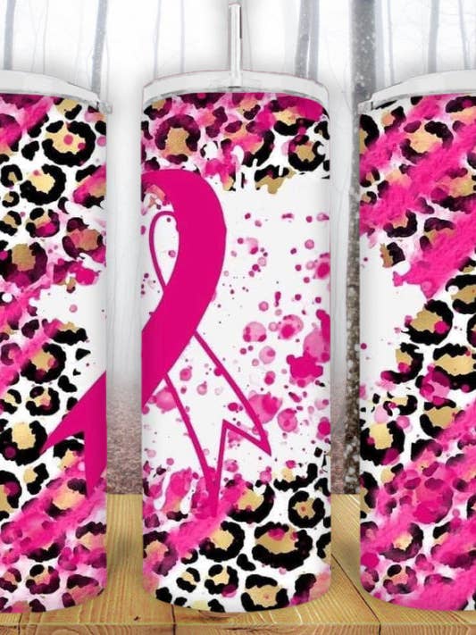 20 oz brystkræftbevidsthedstumbler for engroshandel hos Creative Queen Boutique