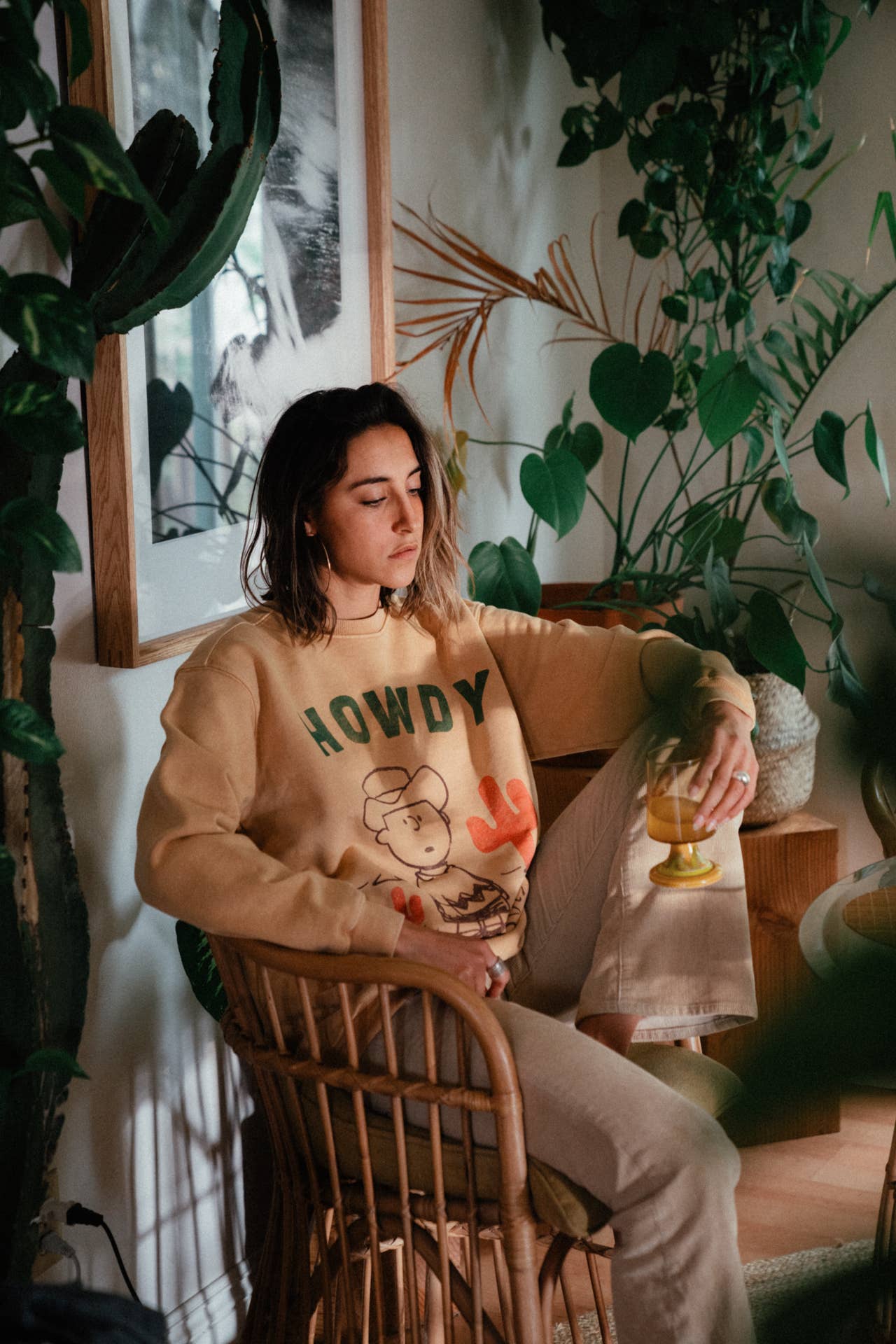 People Of Leisure - Wholesale Graphic Sweatshirt - Women's - Peanuts Cowboy Charlie Sweatshirt3