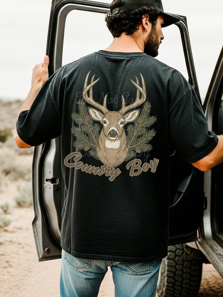 Country Boy Tee for wholesale by Downtown Darling Wholesale