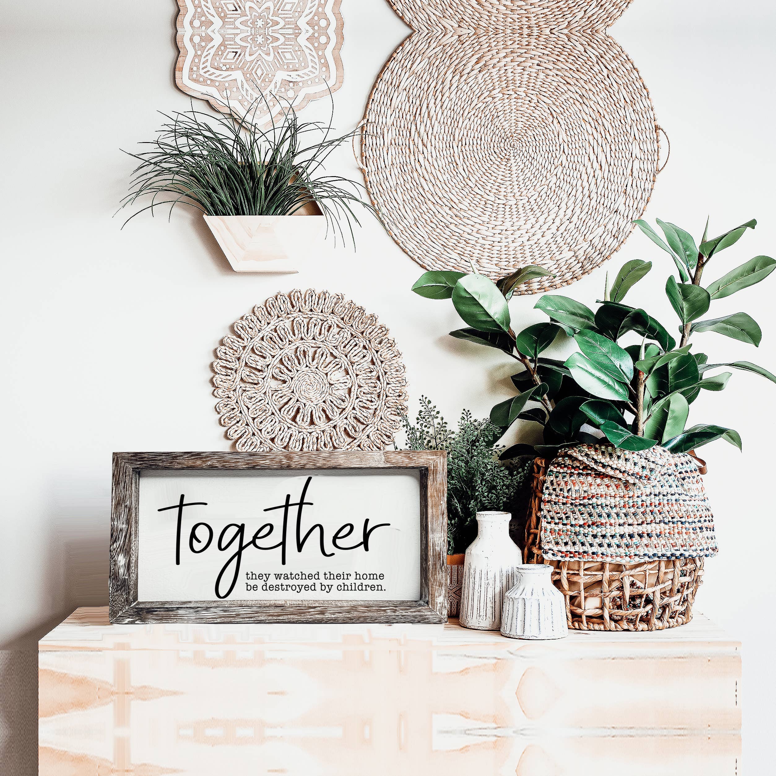 Gia Roma - Wholesale Sign - Wooden Sign For Home, Funny Home Decoration Wall + Shelf Art61