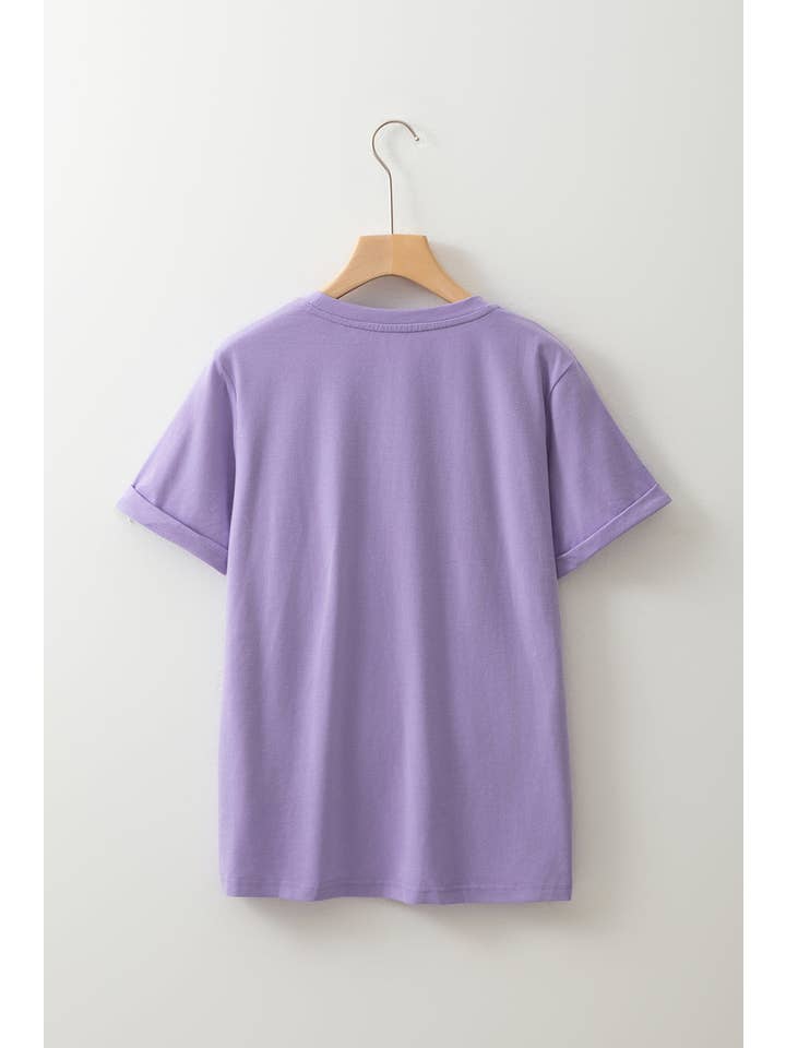 PRETTY BASH - Wholesale T-Shirt - Women's - Solid Short Sleeve Crew Neck Tee71