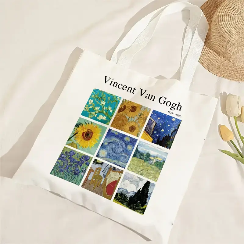 Magnifique Hearts - Vendita all'ingrosso Borsa tote - Donna - Borsa Artistica Vincent Van Gogh – Poliestere, 15"3