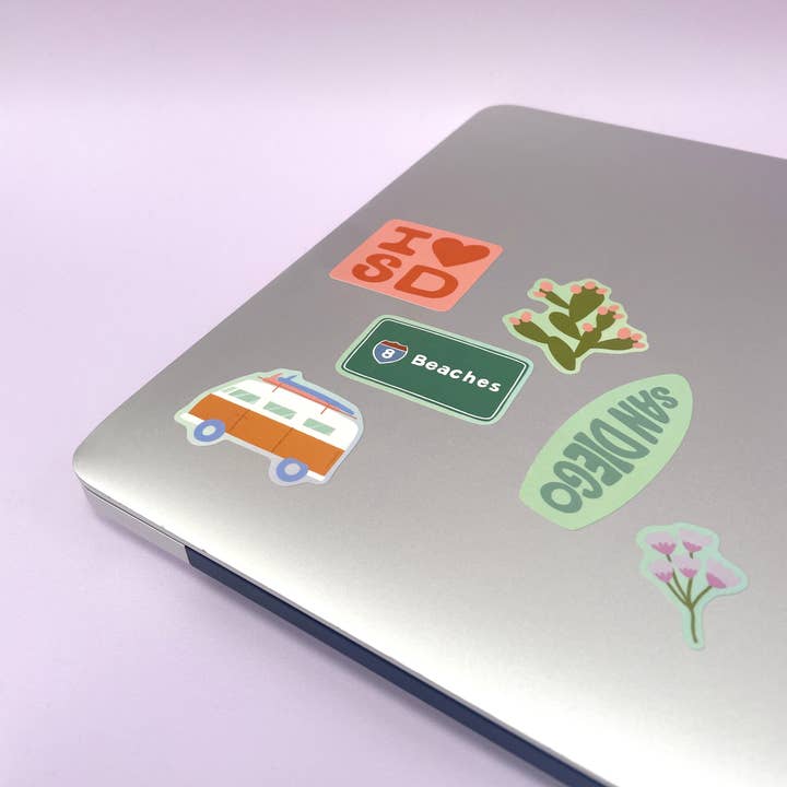 Odd Daughter Paper Co. - Wholesale Sticker - San Diego Sticker Sheet2