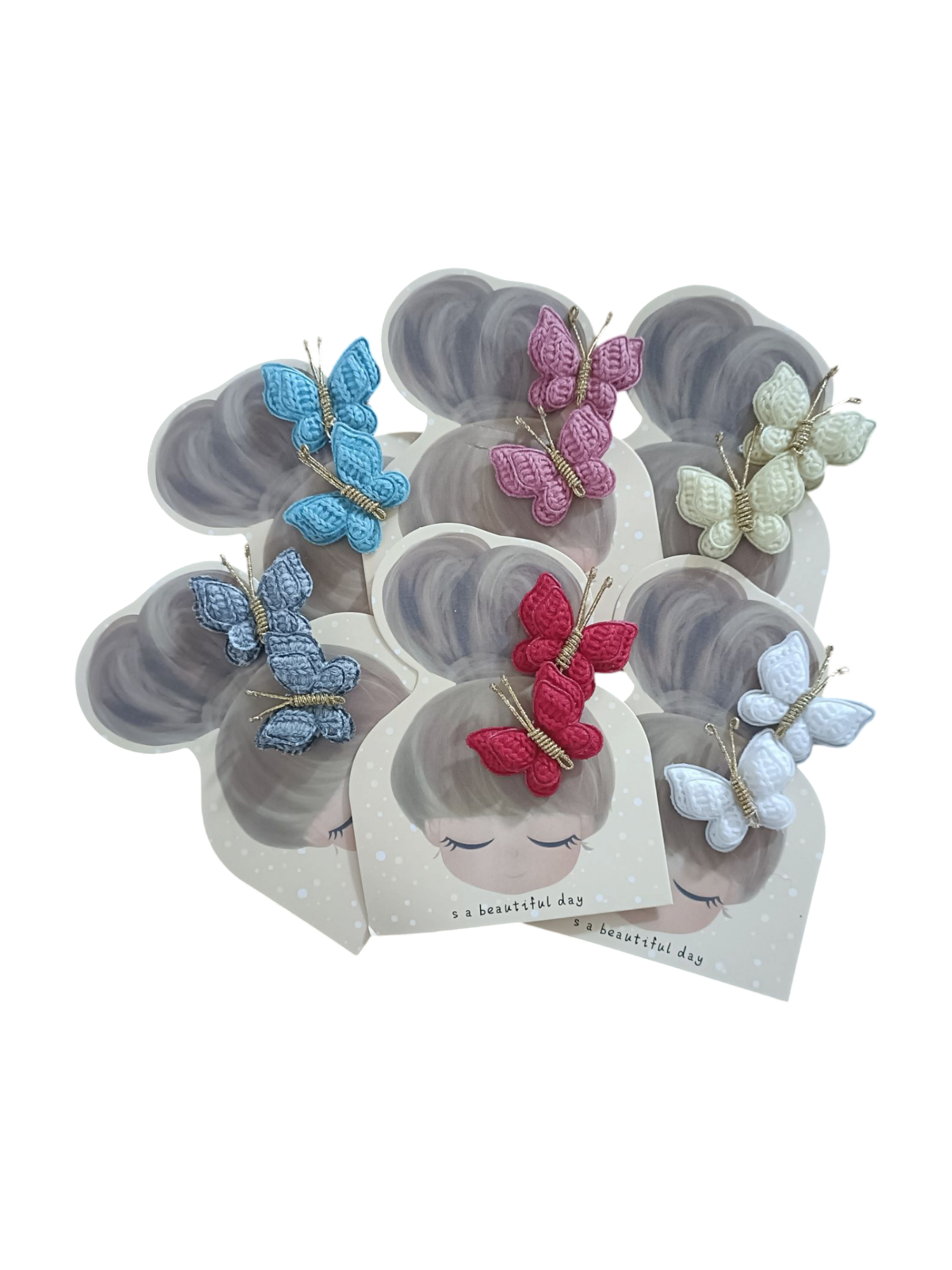 Kids4trendy - Wholesale Hair Clip - Kids - Klein vlindermeisje versie 25