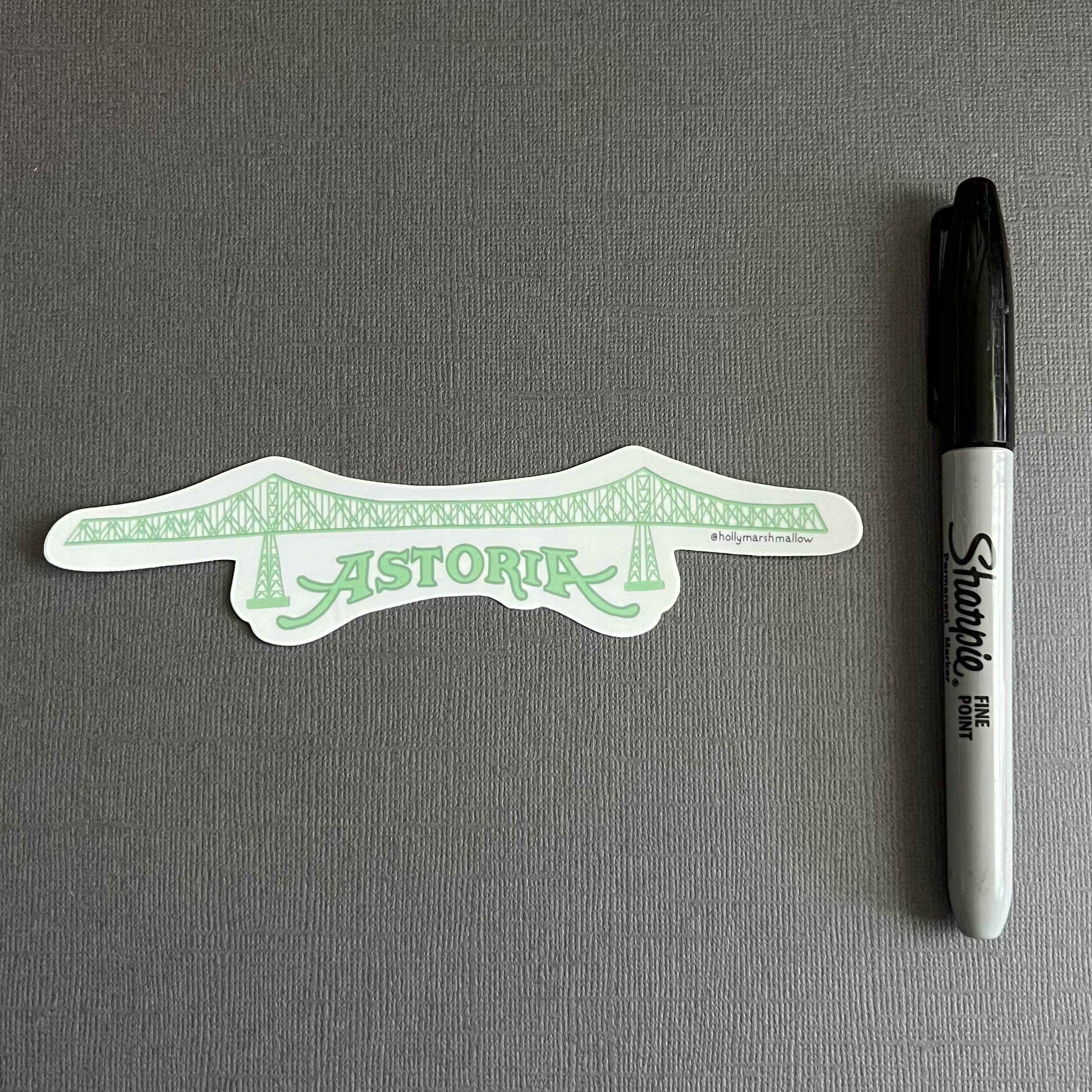 hollymarshmallow - Wholesale Sticker - Astoria Megler Sticker3