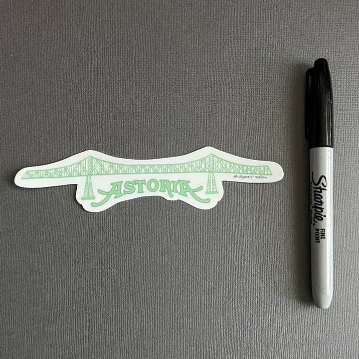 hollymarshmallow - Wholesale Sticker - Astoria Megler Sticker3