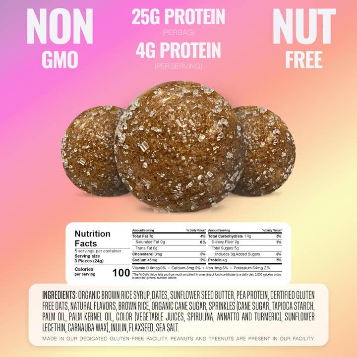 The GFB - Wholesale Biscuit - The GFB Birthday Cake Cookie Bites (Nut-Free)2