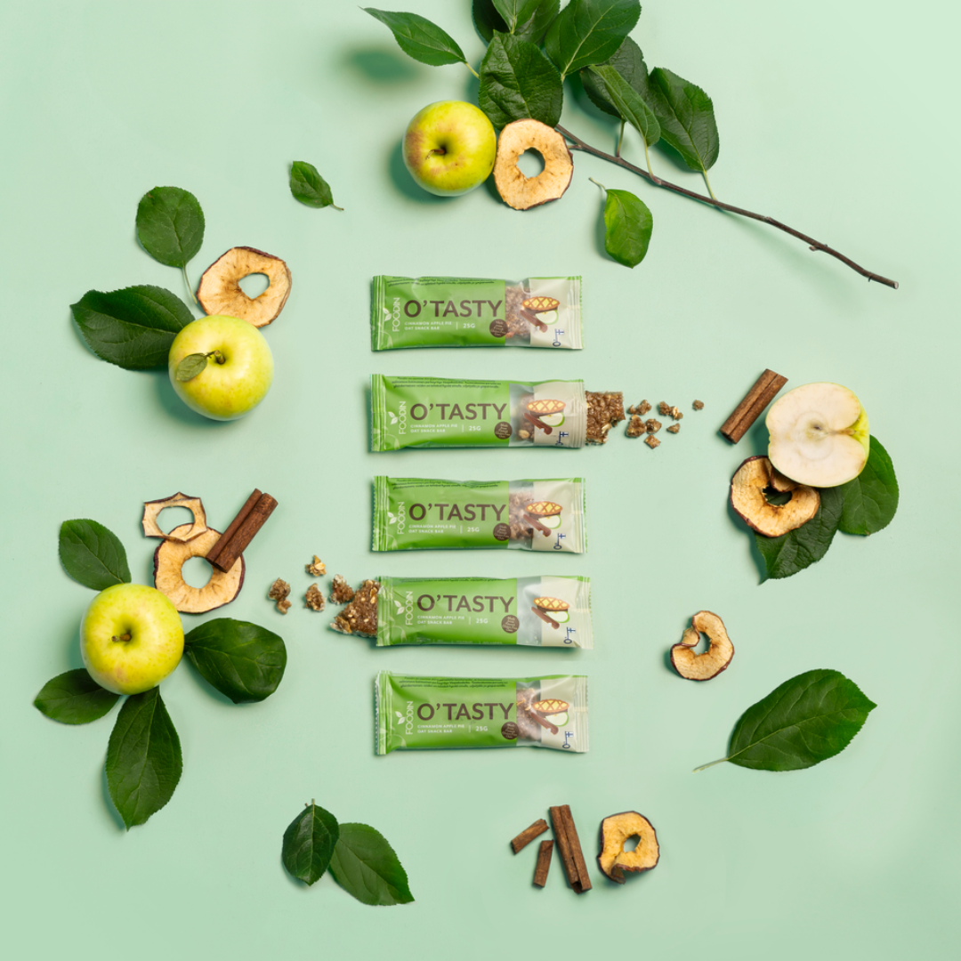 Foodin - Wholesale Snack Bar - O`Tasty Oat Bar Cinnamon Apple Pie 25 g1