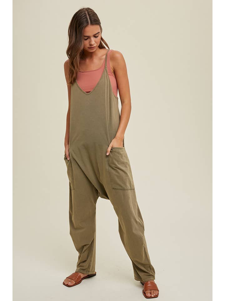 Wishlist Apparel - Vente Combinaison – femme - COMBINAISON EN TRICOT SURDIMENSIONNÉE LAVÉE//WL24-85000