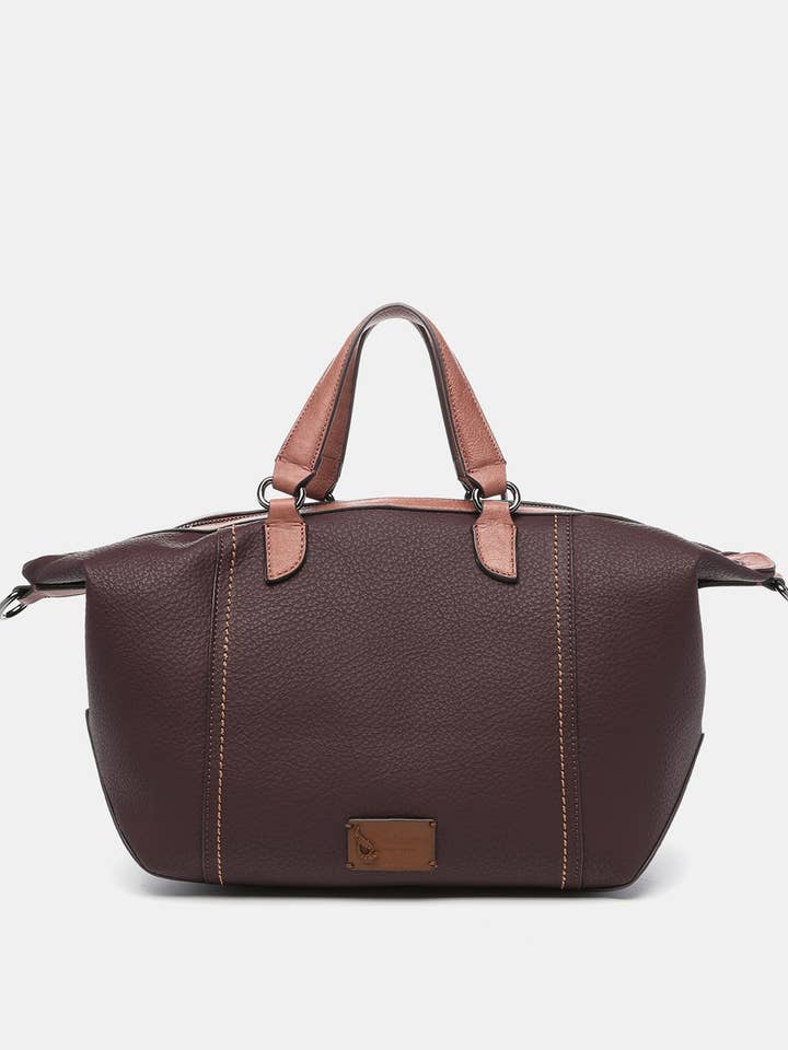 Håndtaske i genbrugsmaterialer for engroshandel hos Abbacino