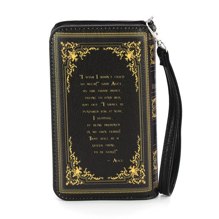 COMECO INC - Wholesale Wallet - Women's - Teary Alice in Wonderland Wallet in Vinyl2