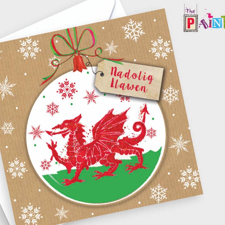 The Paintbox - Wholesale Christmas card - 'Nadolig Llawen' Merry Christmas1