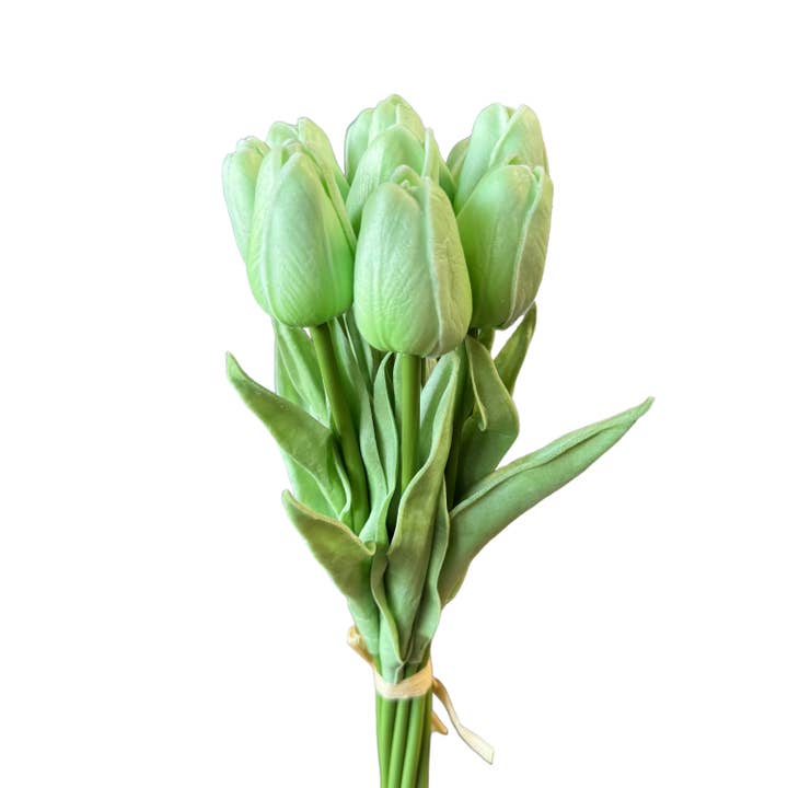 Sun Decorer - Wholesale Artificial Flowers - Artificial Real Touch Tulip Stems (Bunch of 10)14