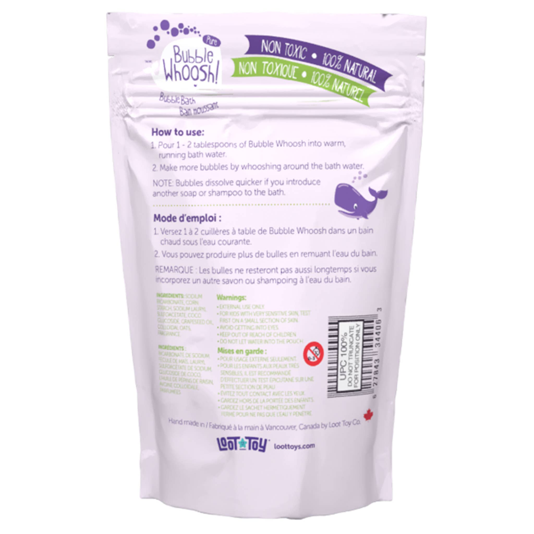 Loot Toy Company - Wholesale Bubble Bath - Bubble Whoosh PURE10