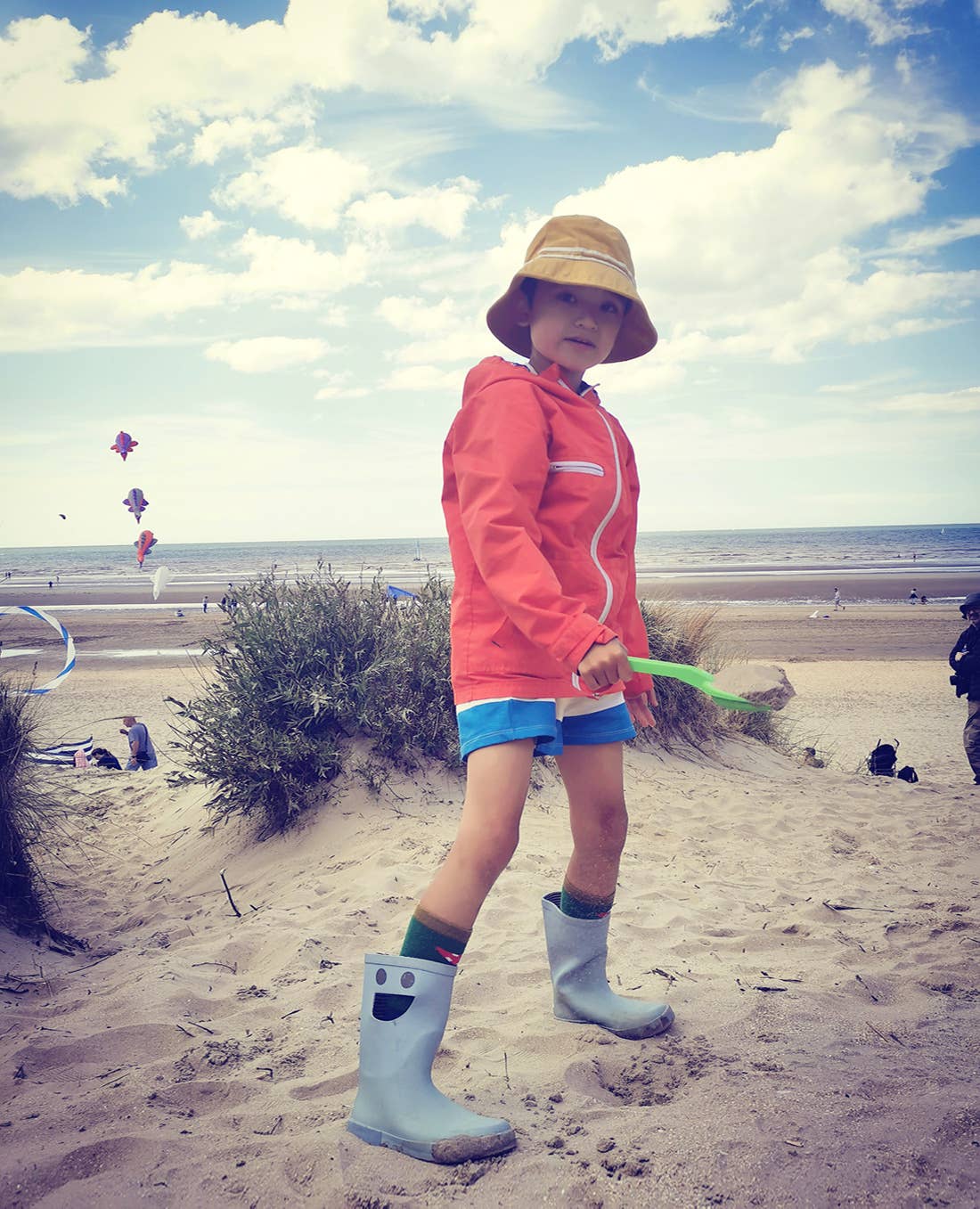BOXBO - Vente Bottes de pluie – enfant - Bottes de pluie pour enfants WISTITI - Caoutchouc écologique - Platine2