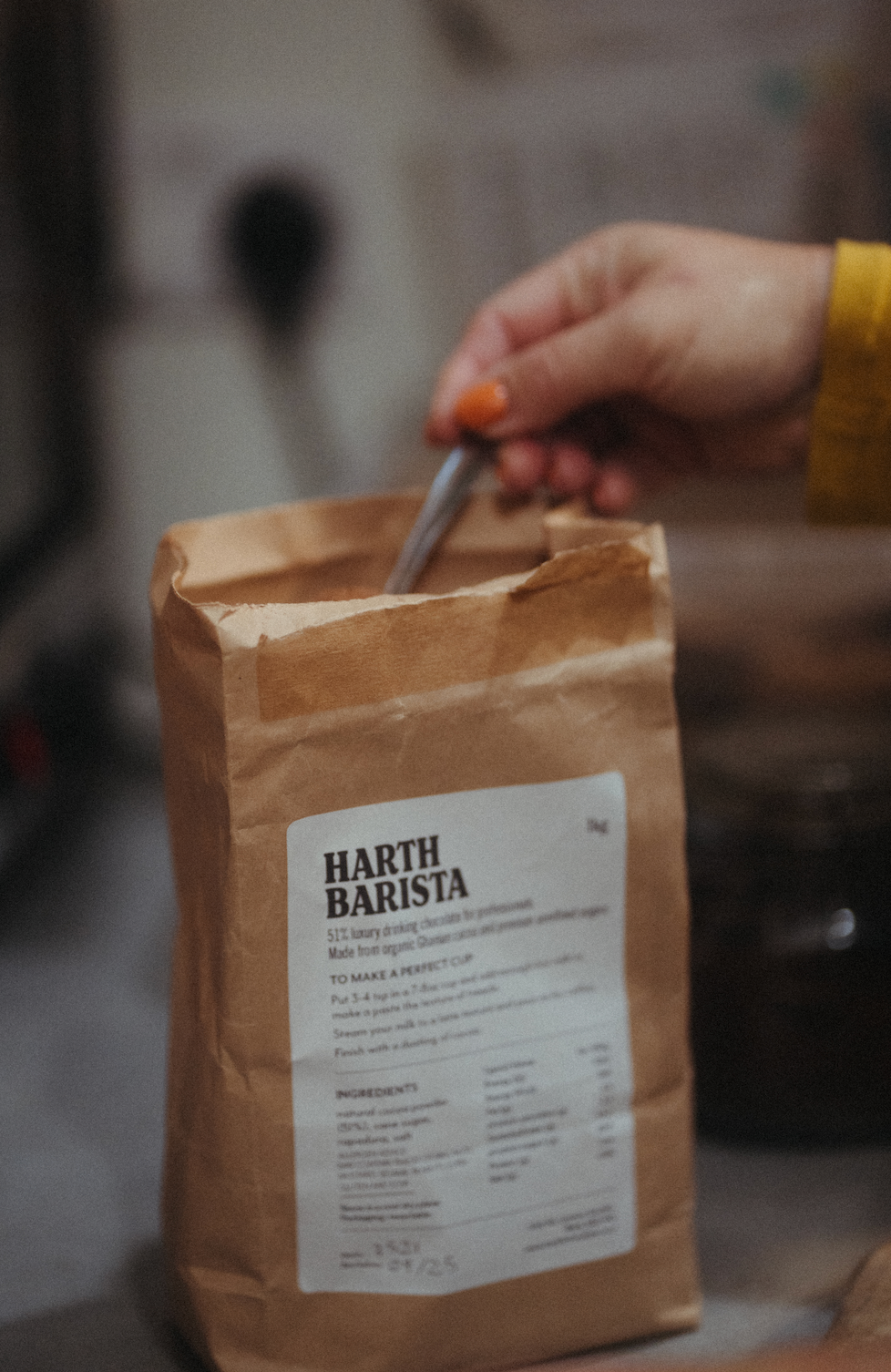 Harth Chocolate - Wholesale Chocolademelk/cacaomix/kit - Harth Classic Barista warme chocolade 51%3