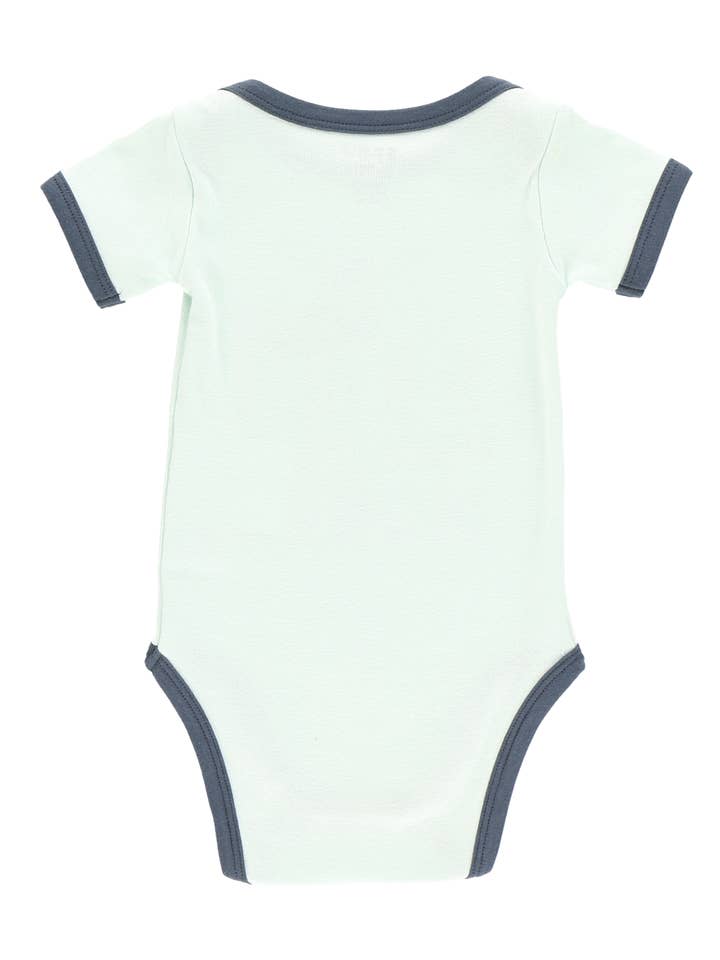 Lazy One - Wholesale Bodysuit (Non-Footed) - Baby - Duck Duck Moose Blue Infant Creeper1