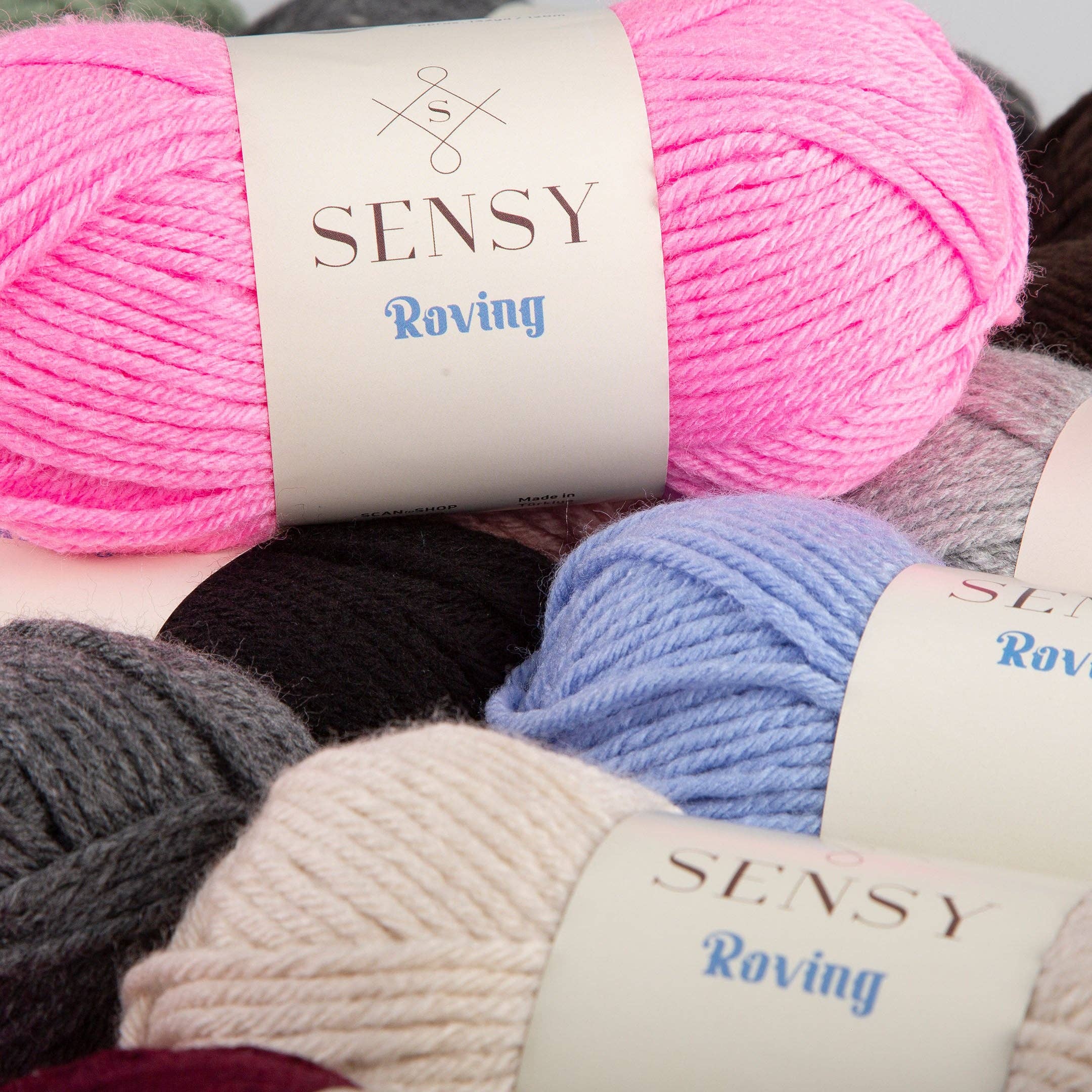 Sensy - Wholesale Yarn - Sensy Roving Yarn, 3.5 oz, 132 Yards, Gauge 5 Bulky12