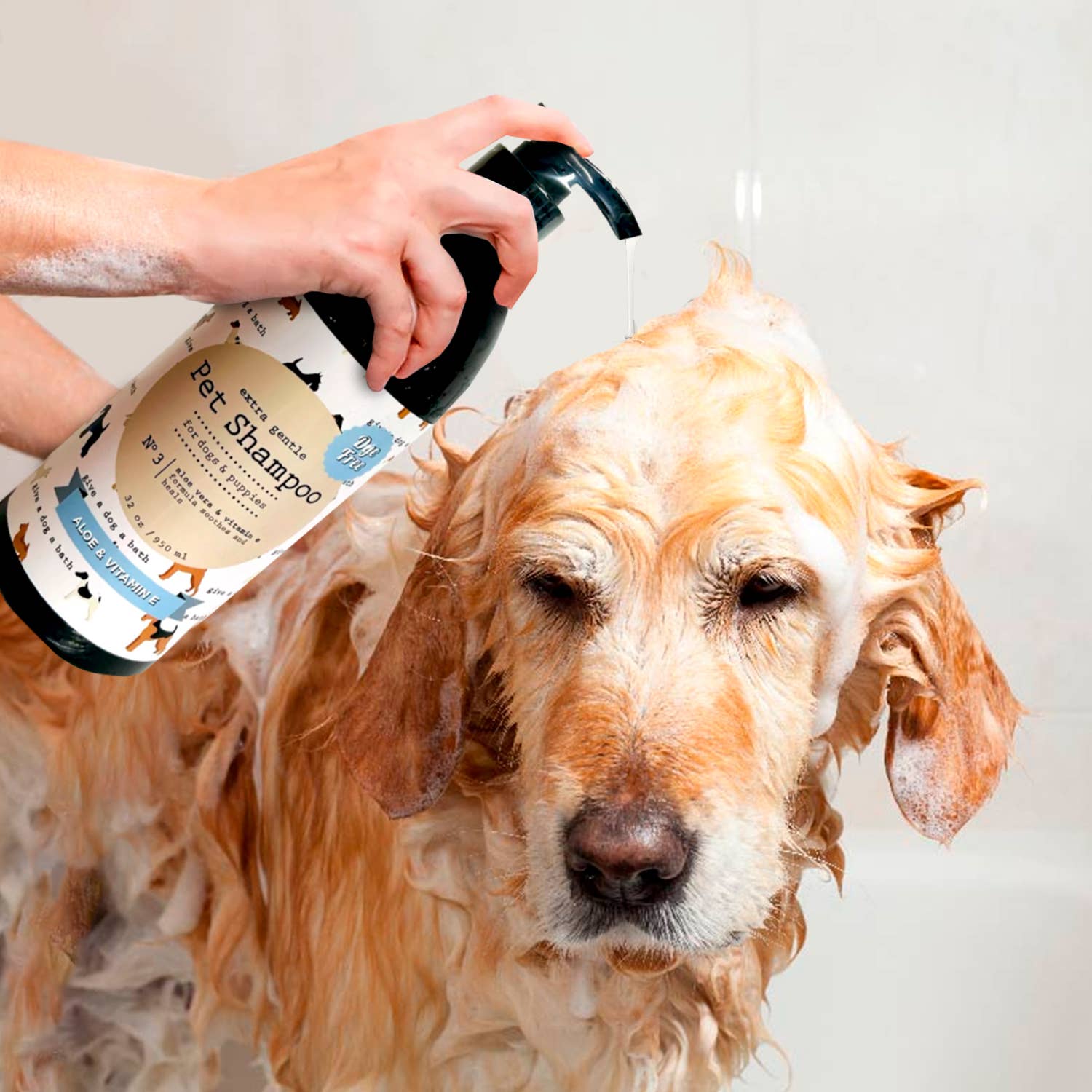 Precious Tails - Wholesale Pet Shampoo - Dog - Precious Tails Aloe & Vitamin E Extra Gentle Pet Shampoo 5