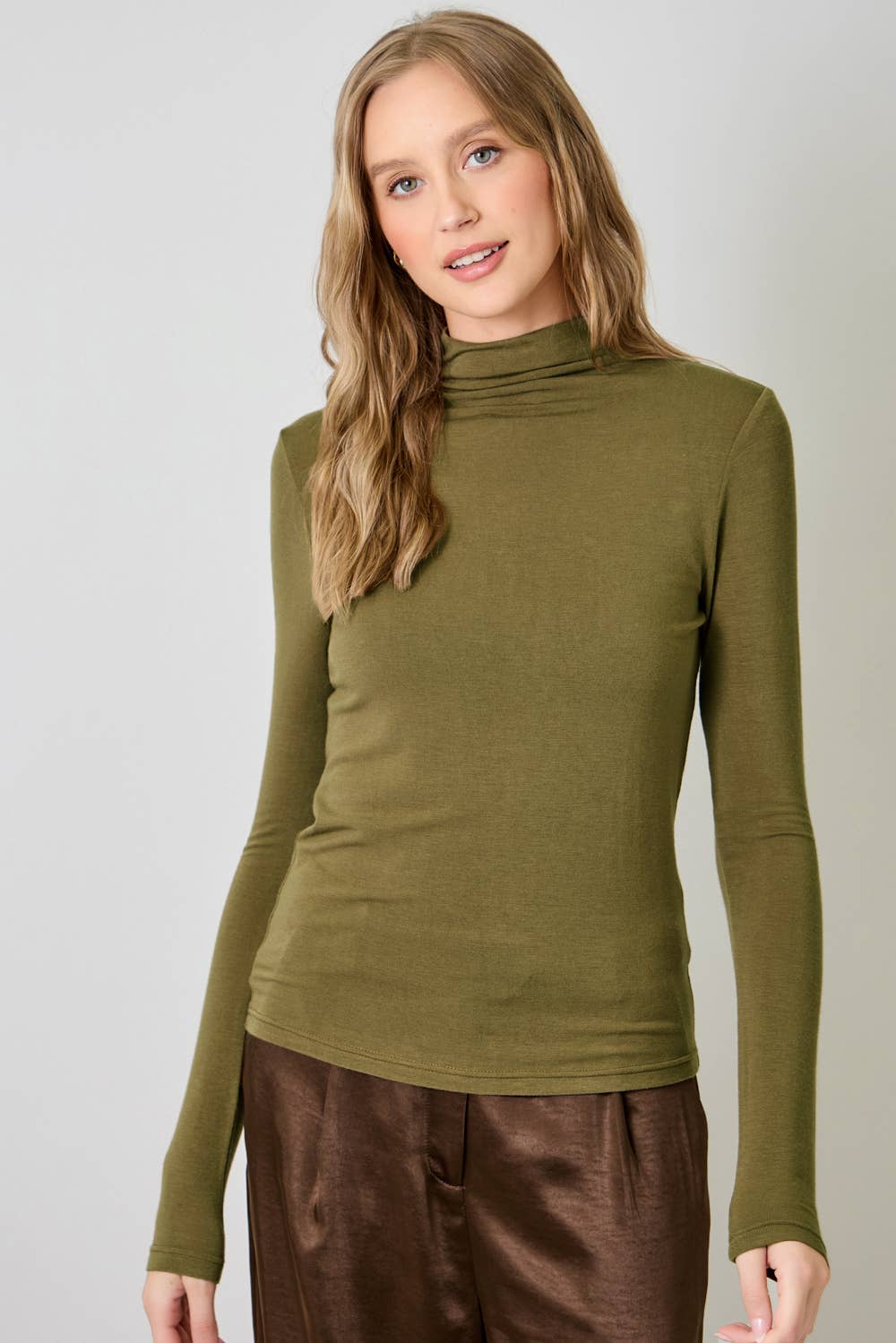 Mystree – wholesale Stickad topp - Dam – 61274 Nödvändig Mock Neck Topp39