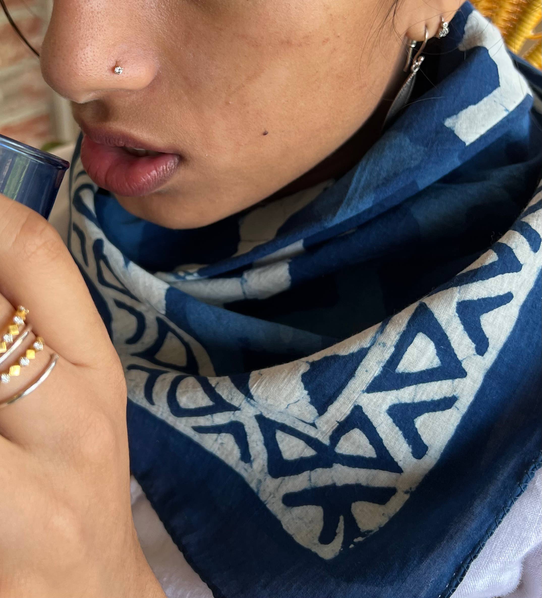 Peaceware - Wholesale Bandana - Women's - Bandana - Indigo Swim3