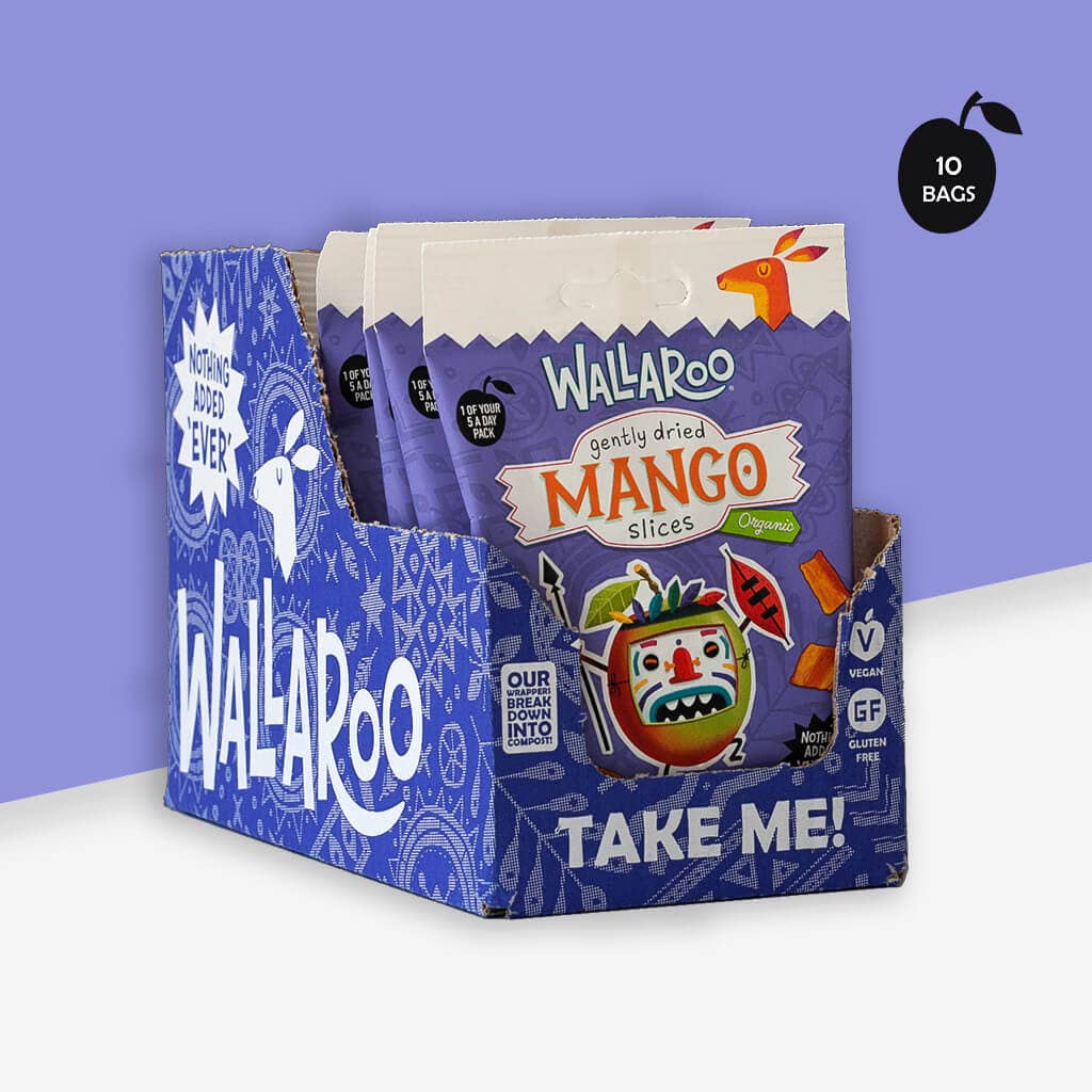 WALLAROO - Wholesale Dried/Dehydrated Fruit - Wallaroo Organic Dried Mango Slices 10x30g7