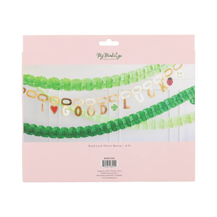 My Mind’s Eye - Wholesale Party Sign/Banner - SPD1102 - Good Luck Charm Banner
