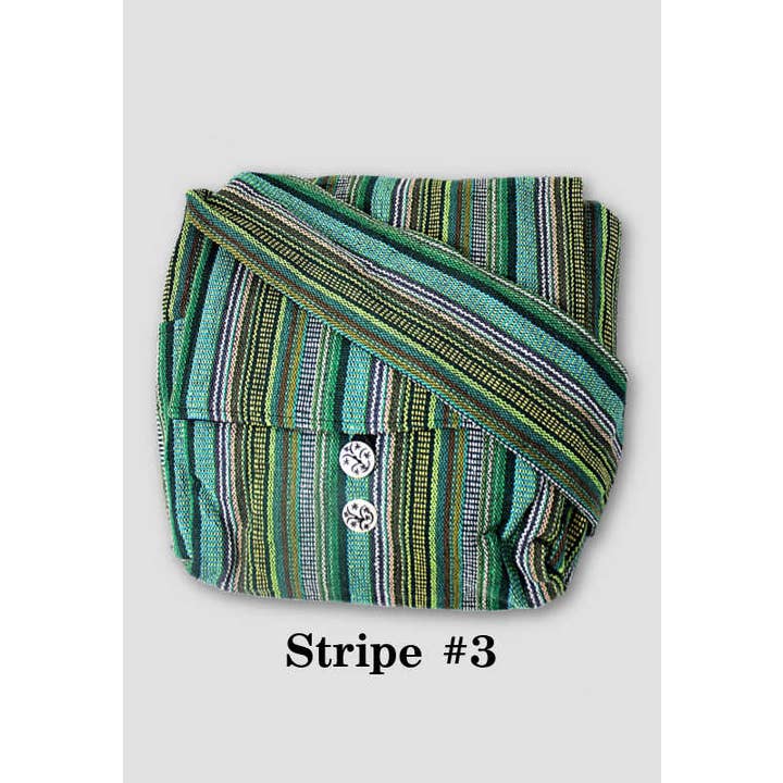 Ganesh Himal Trading - Wholesale Messenger Bag - Unisex - Handcrafted Cushioned Cotton Crossbody Wide Strap Flap Bag6